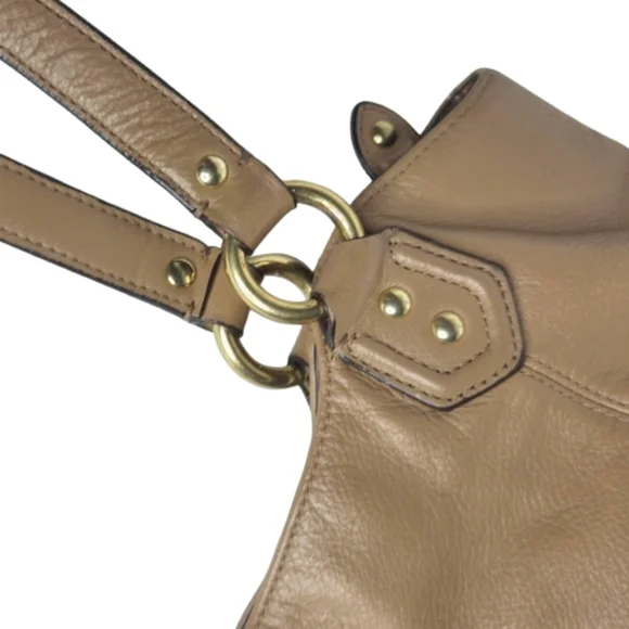 Coach F24961 Campbell Belle Carryall Tan Leather Tote Bag Authentic - Picture 11 of 16